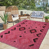 Overdyed Chobi Kilim 4' 1" x 5' 7" ft / 124 x 170 cm - No. B29236