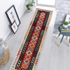 Hand Knotted Flatweave Kilim Runner 2' 7" x 12' 11" ft / 78 x 394 cm - No. B29357