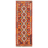 Hand Woven Wool Kelim Runner 2' 4" x 6' 11" ft / 71 x210 cm - No. B29358