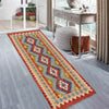 Short Chobi Kilim Runner 2' 5" x 6' 3" ft / 73 x190 cm - No. B29370