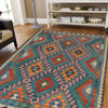 Hand Knotted Flatweave Kilim 4' 2" x 5' 9" ft / 128 x 175 cm - No. B29384