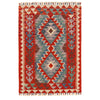 Handmade Vegetable Kilim 2' 8" x 3' 9" ft / 82 x 115 cm - No. B29392