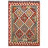 Hand Knotted Flatweave Kilim 2' 9" x 3' 11" ft / 84 x 119 cm - No. B29403