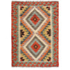 Hand Knotted Flatweave Kilim 2' 9" x 3' 11" ft / 85 x 120 cm - No. B29407