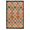 Hand Made Afghan Kilim 2' 8" x 4' 5" ft / 82 x 134 cm - No. B29429