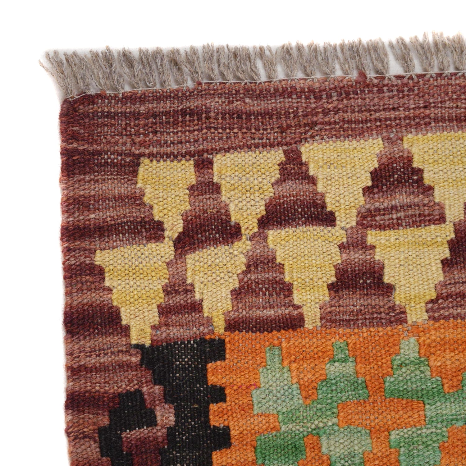 Handmade Vegetable Kelim 2' 10" x 5' 2" ft / 86 x 158 cm - No. B29439