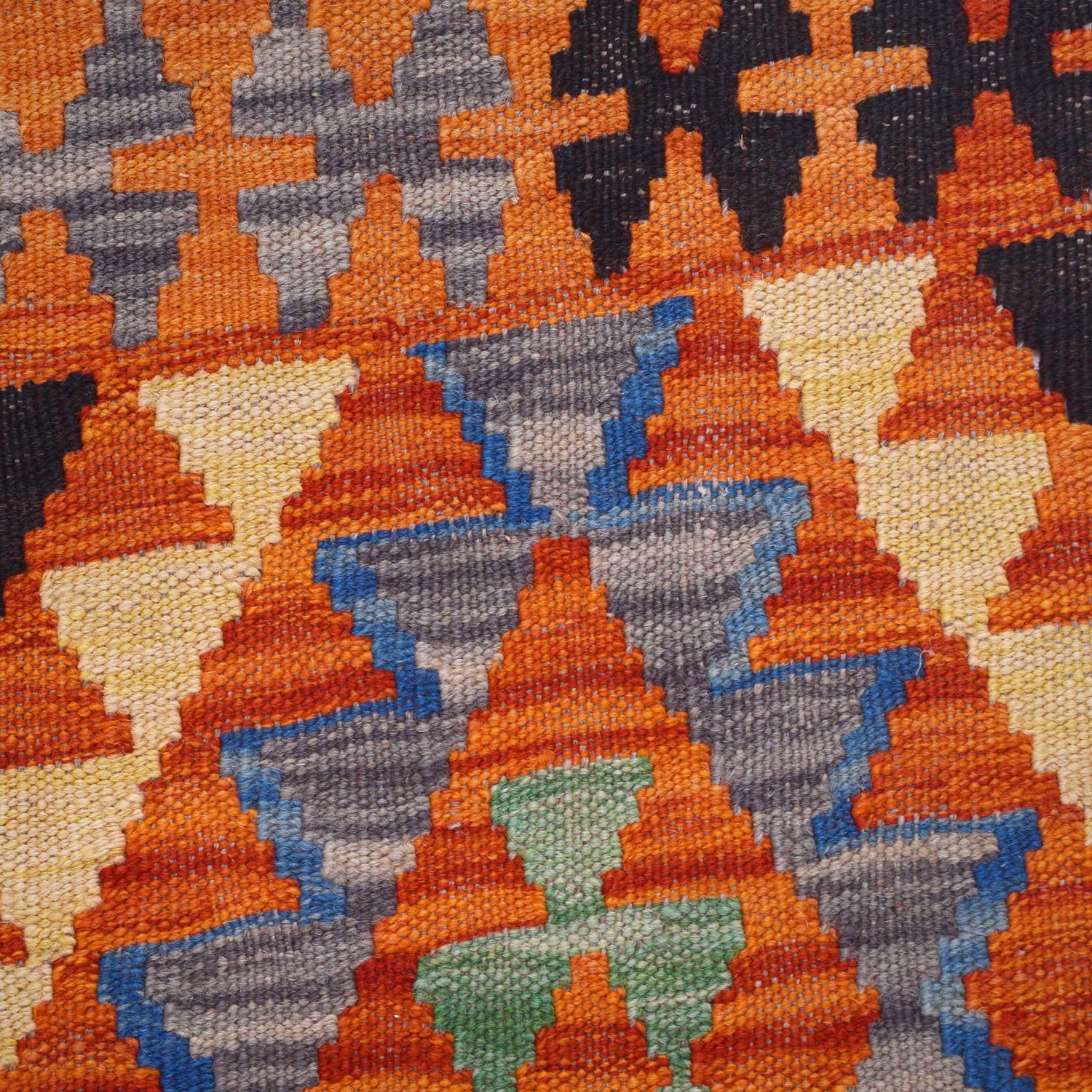 Handmade Vegetable Kelim 2' 10" x 5' 2" ft / 86 x 158 cm - No. B29439