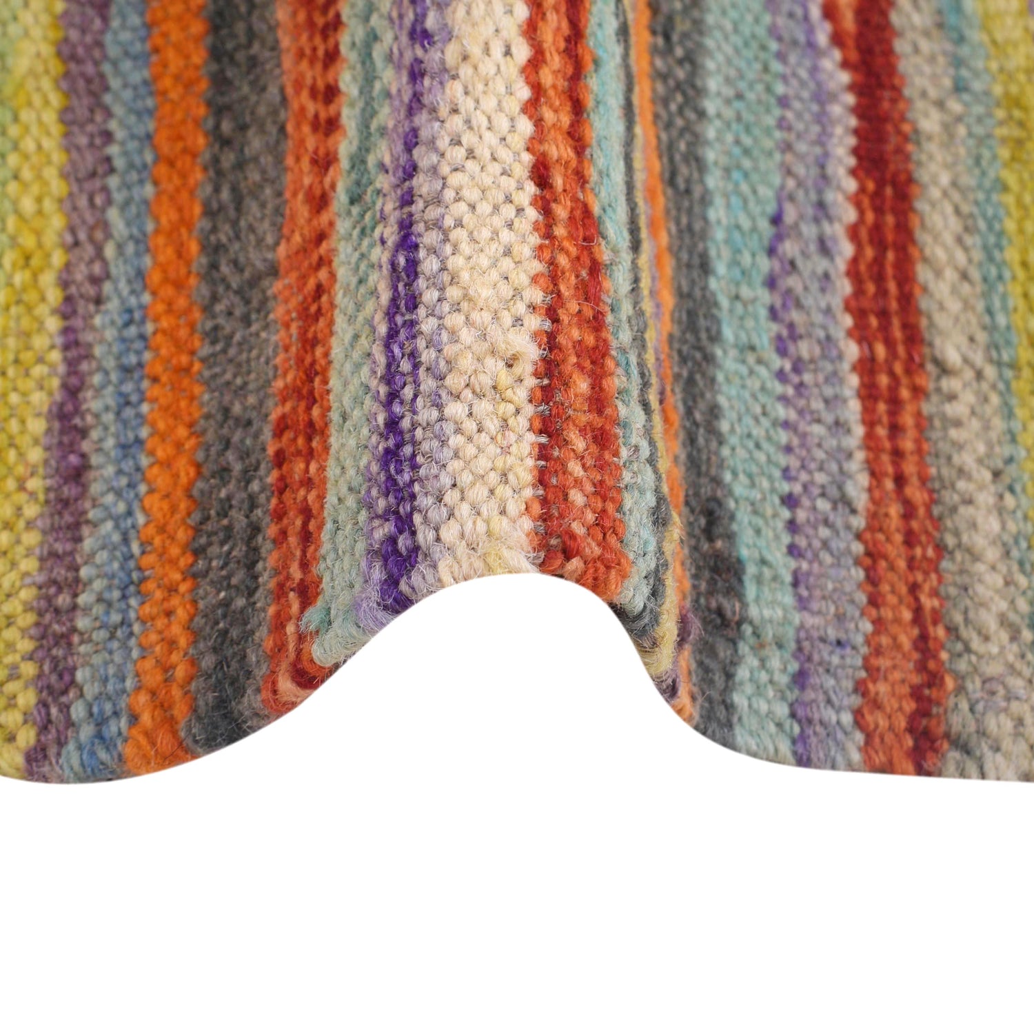 Handmade Turkish Design Wool Kilim 3' 3" x 5' 1" ft / 98 x 154 cm - No. B29444