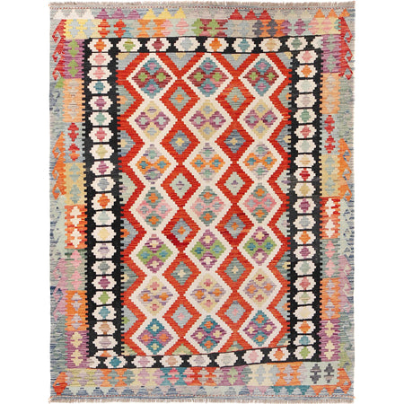 Handmade Vegetable Kilim 5' 11" x 8' 0" ft / 180 x 245 cm - No. B29446