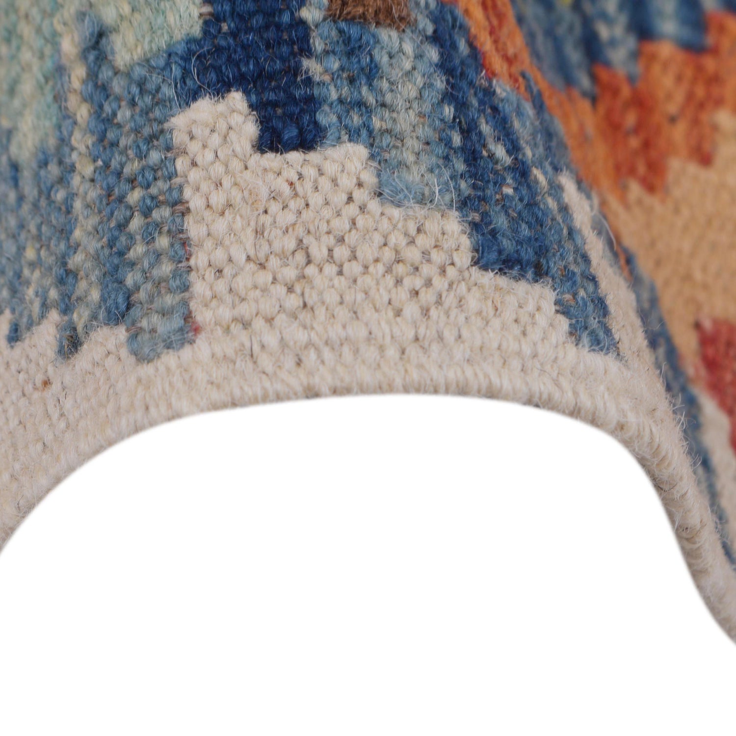 Hand Knotted Afghan Style Kilim Runner 2' 9" x 9' 8" ft / 83 x 295 cm - No. B29457