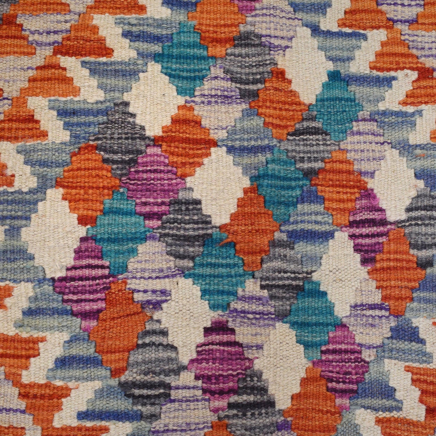 Handmade Vegetable Kilim 4' 0" x 6' 1" ft / 122 x 186 cm - No. B29467