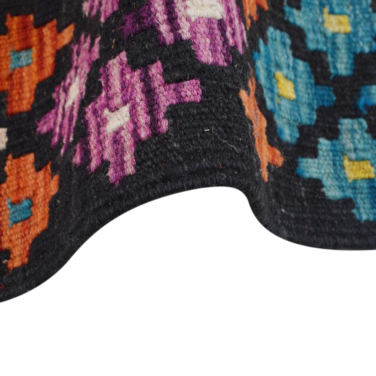 Handmade Vegetable Kilim 4' 0" x 6' 1" ft / 122 x 186 cm - No. B29467