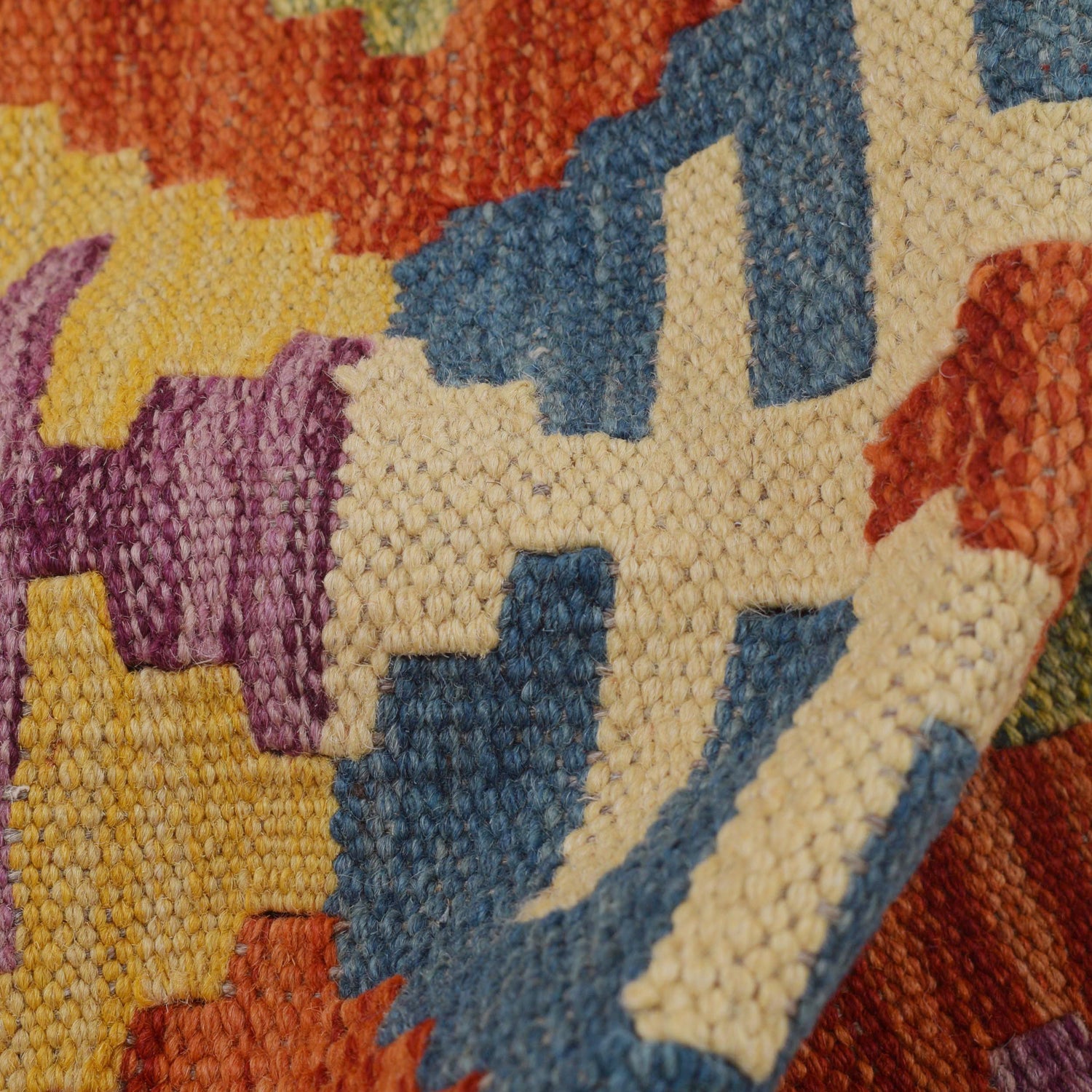 Handmade Afghan Vegetable Kilim Runner 2' 7" x 9' 5" ft / 80 x 288 cm - No. B29476