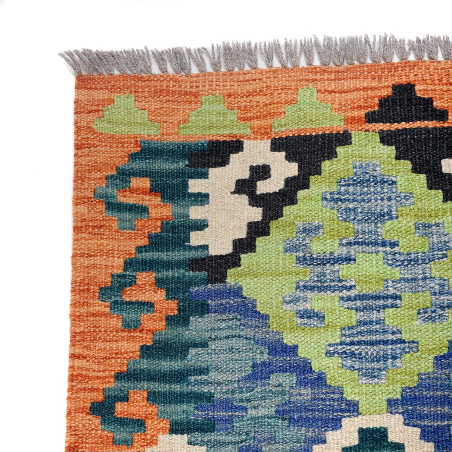 Handmade Vegetable Kelim Runner 2' 9" x 9' 8" ft / 83 x 295 cm - No. B29477