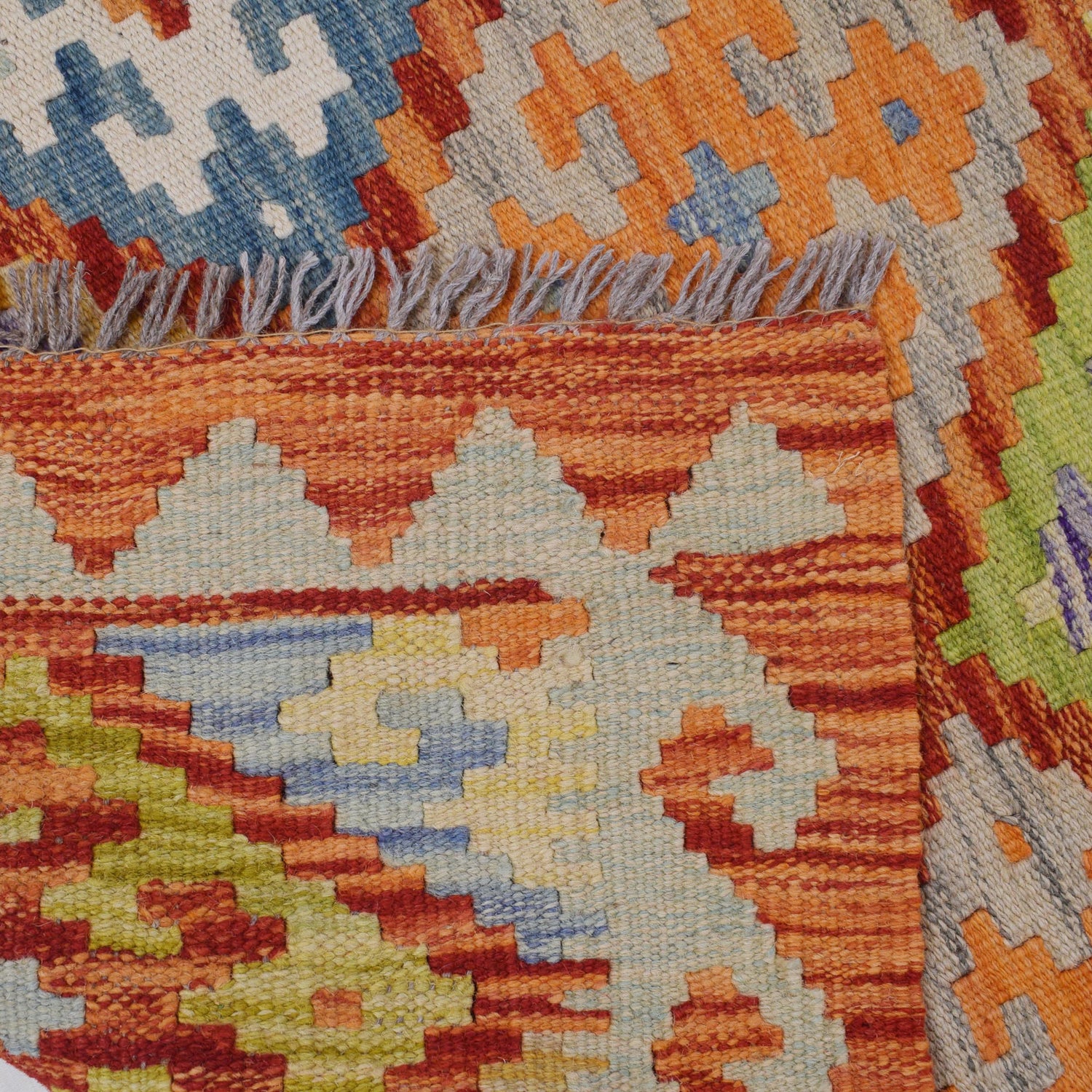 Long Kilim Runner 2' 6" x 9' 0" ft / 76 x 274 cm - No. B29479