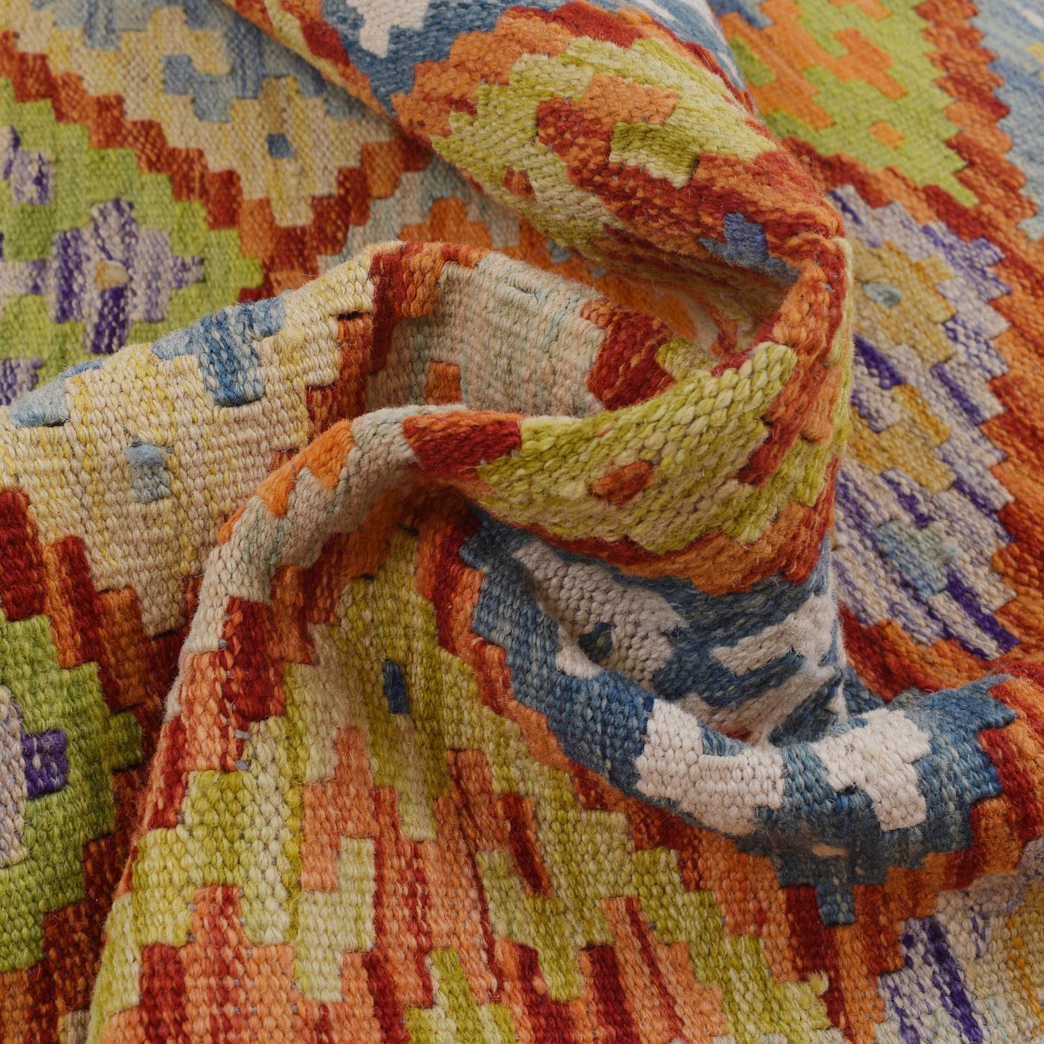 Long Kilim Runner 2' 6" x 9' 0" ft / 76 x 274 cm - No. B29479