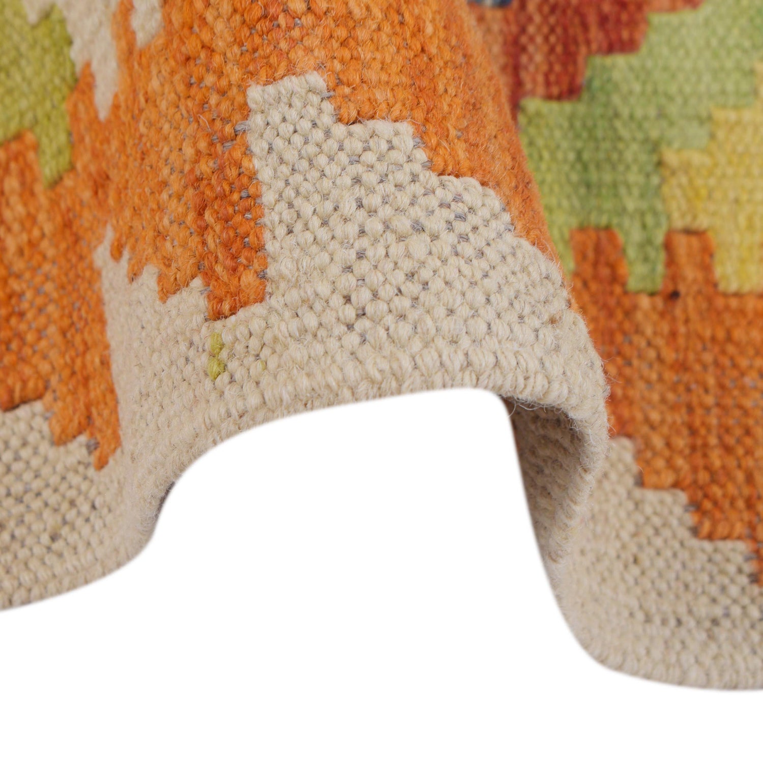 Hand Woven Wool Kelim Runner 2' 9" x 9' 8" ft / 85 x 294 cm - No. B29481