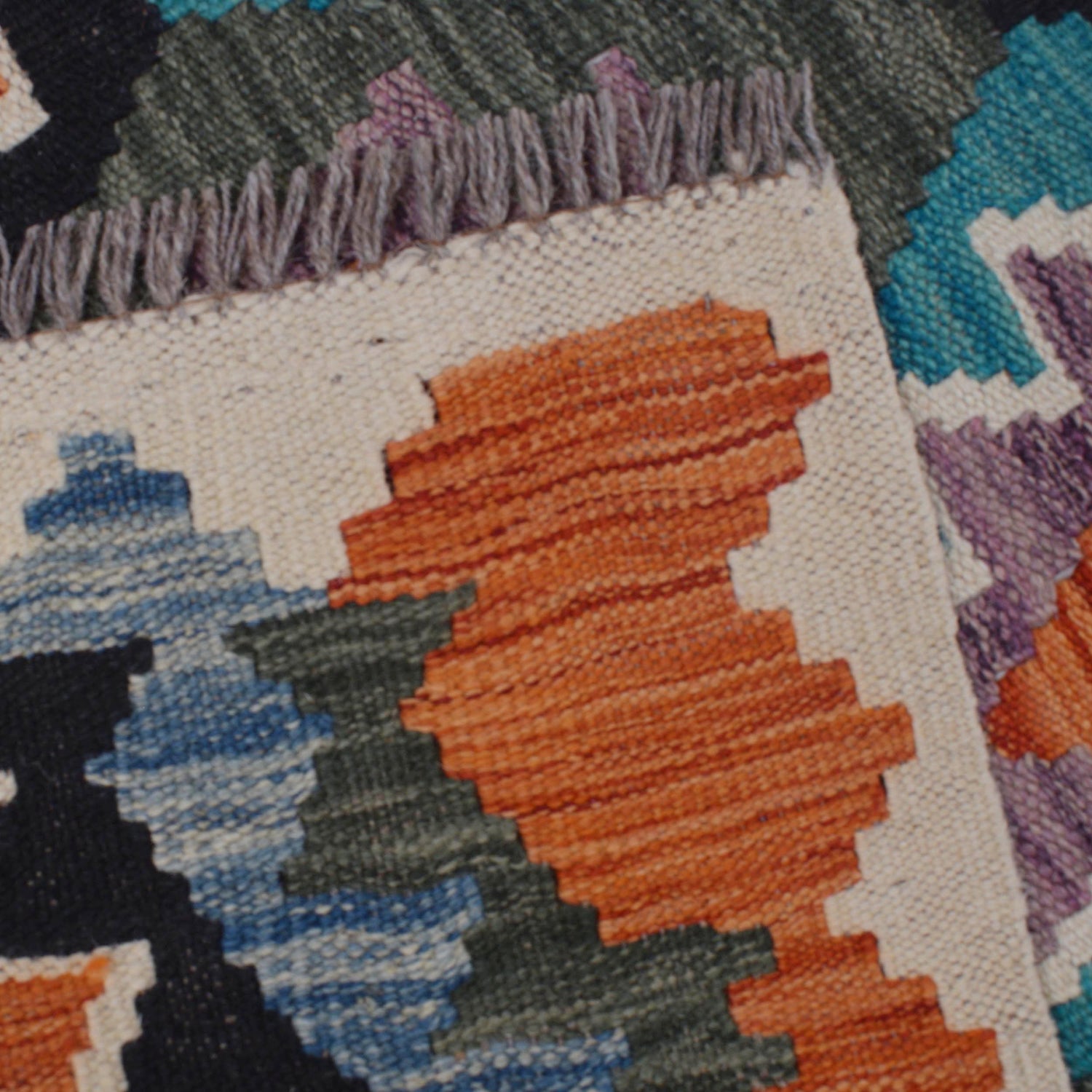 Long Chobi Kilim Runner 2' 7" x 9' 9" ft / 80 x 298 cm - No. B29485