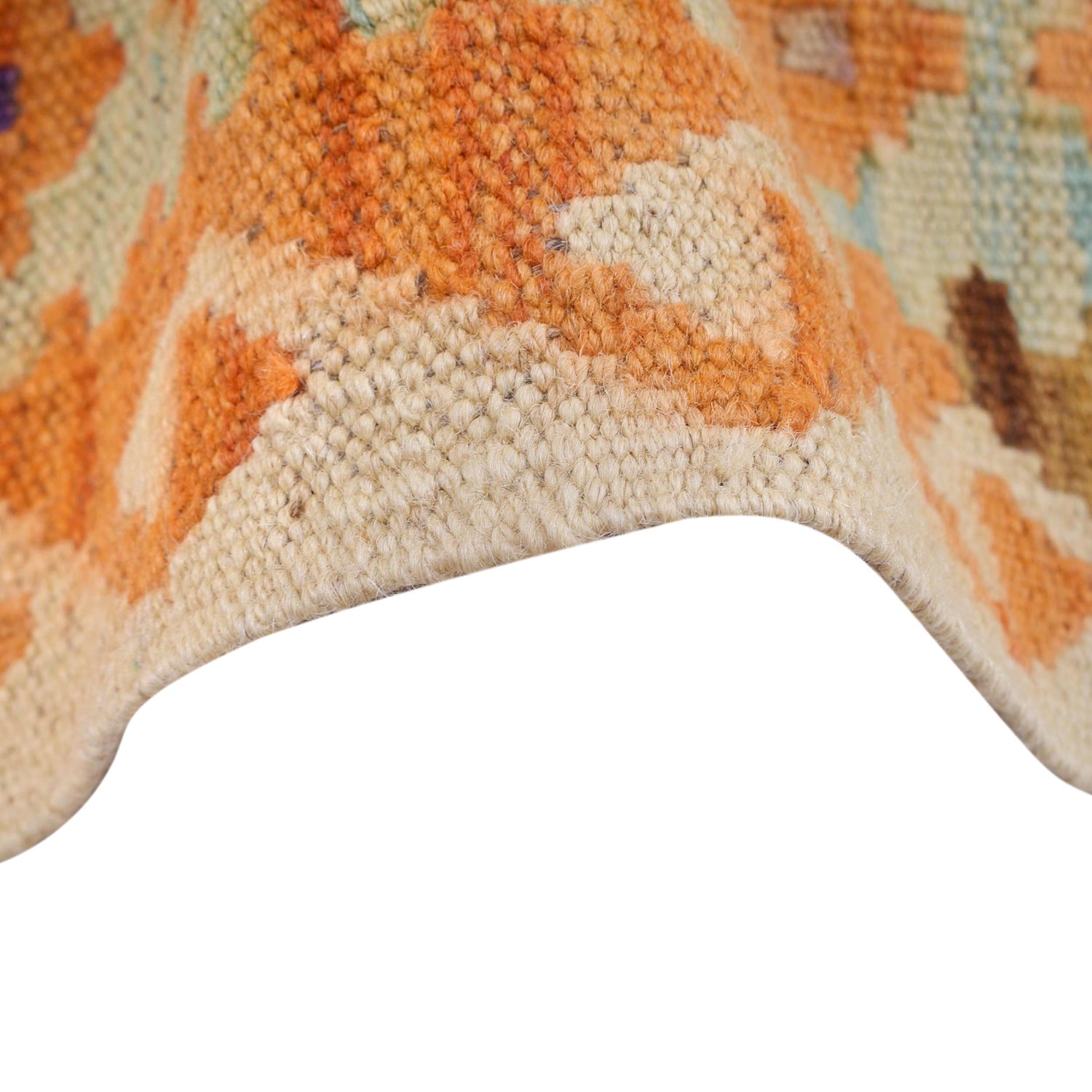 Handmade Turkish Design Wool Kilim 6' 7" x 10' 1" ft / 200 x 308 cm - No. B29518