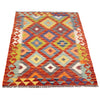 Handmade Vegetable Kelim 2' 9" x 3' 11" ft / 84 x 120 cm - No. B29551