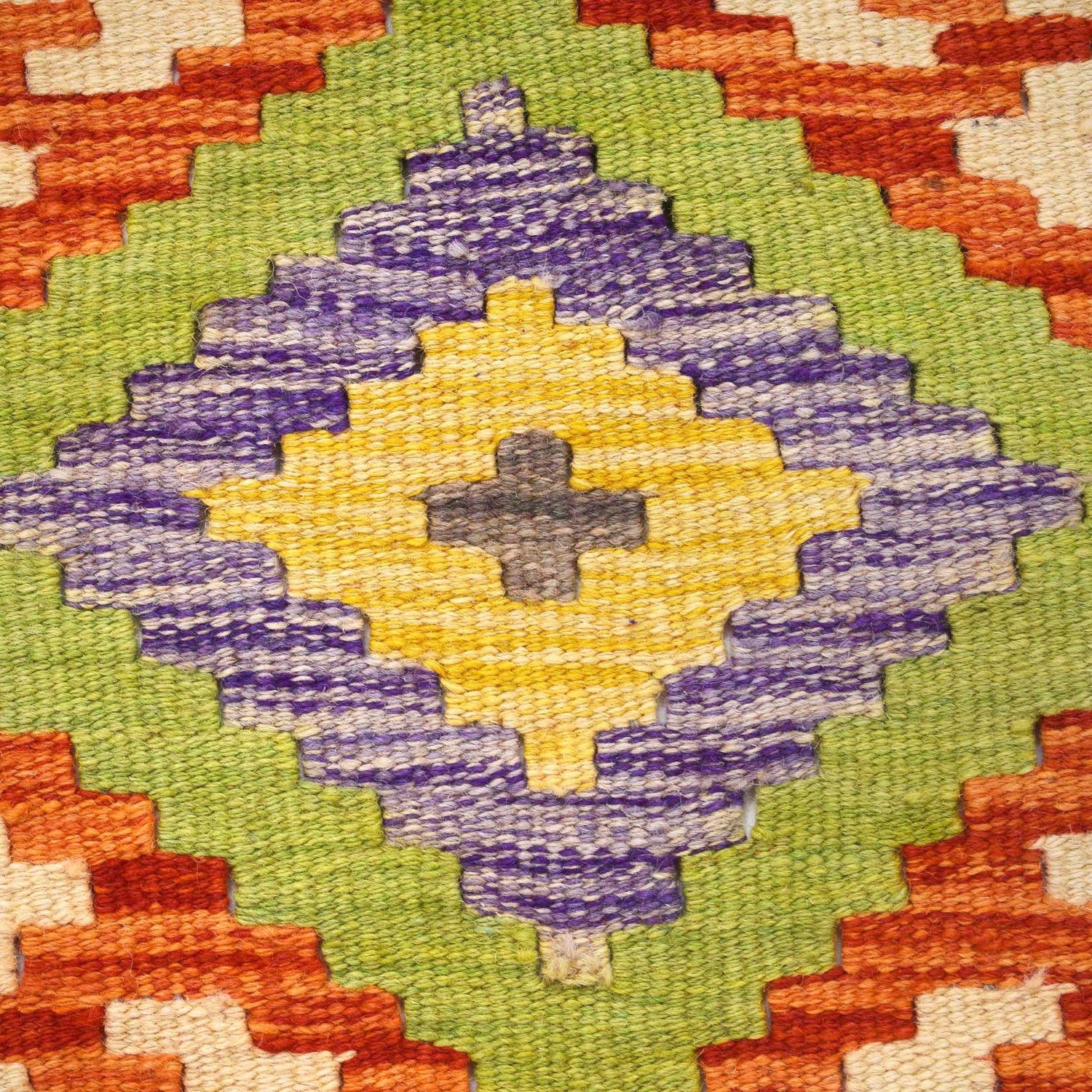 Handmade Vegetable Kilim 3' 0" x 4' 0" ft / 91 x 123 cm - No. B29562