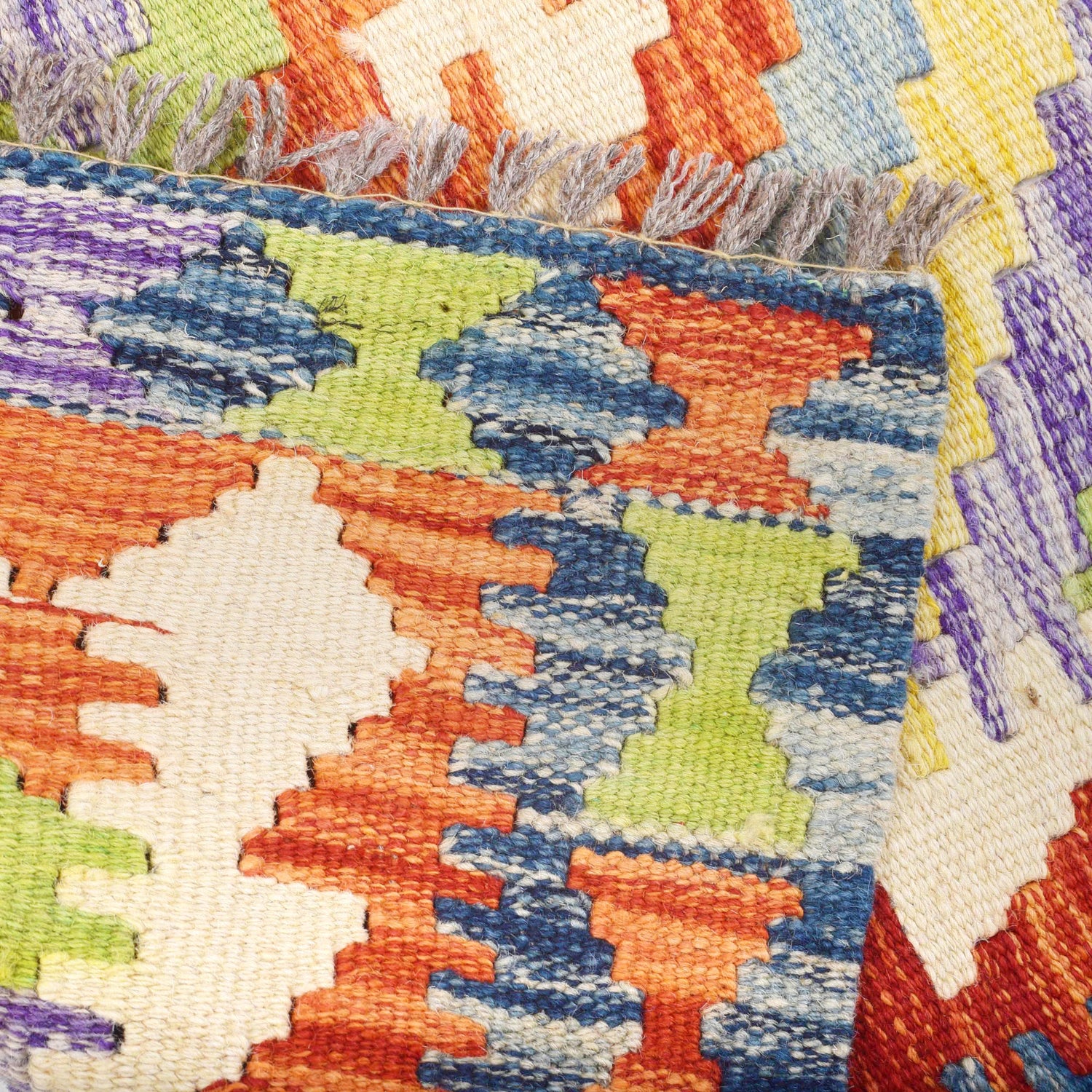 Handmade Vegetable Kilim 3' 0" x 4' 0" ft / 91 x 123 cm - No. B29562