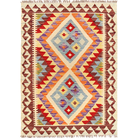 Small Size Chobi Kilim 2' 7" x 3' 8" ft / 80 x 113 cm - No. B29568
