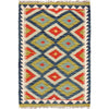 Handmade Vegetable Kilim 2' 9" x 3' 11" ft / 84 x 120 cm - No. B29576