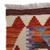 Colorful Flat-Weave Wool Kilim 2' 8" x 4' 0" ft / 81 x 123 cm - No. B29616