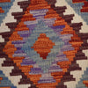 Colorful Flat-Weave Wool Kilim 2' 8" x 4' 0" ft / 81 x 123 cm - No. B29616