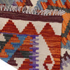 Colorful Flat-Weave Wool Kilim 2' 8" x 4' 0" ft / 81 x 123 cm - No. B29616