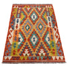 Handmade Vegetable Kilim 2' 9" x 4' 0" ft / 85 x 121 cm - No. B29617