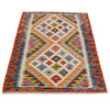 Hand Made Afghan Kilim 2' 10" x 4' 0" ft / 87 x 123 cm - No. B29642