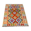 Hand Woven Wool Kelim 2' 9" x 4' 2" ft / 85 x 127 cm - No. B29680