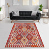 Hand Woven Wool Kelim 4' 11" x 6' 4" ft / 150 x 194 cm - No. B29692