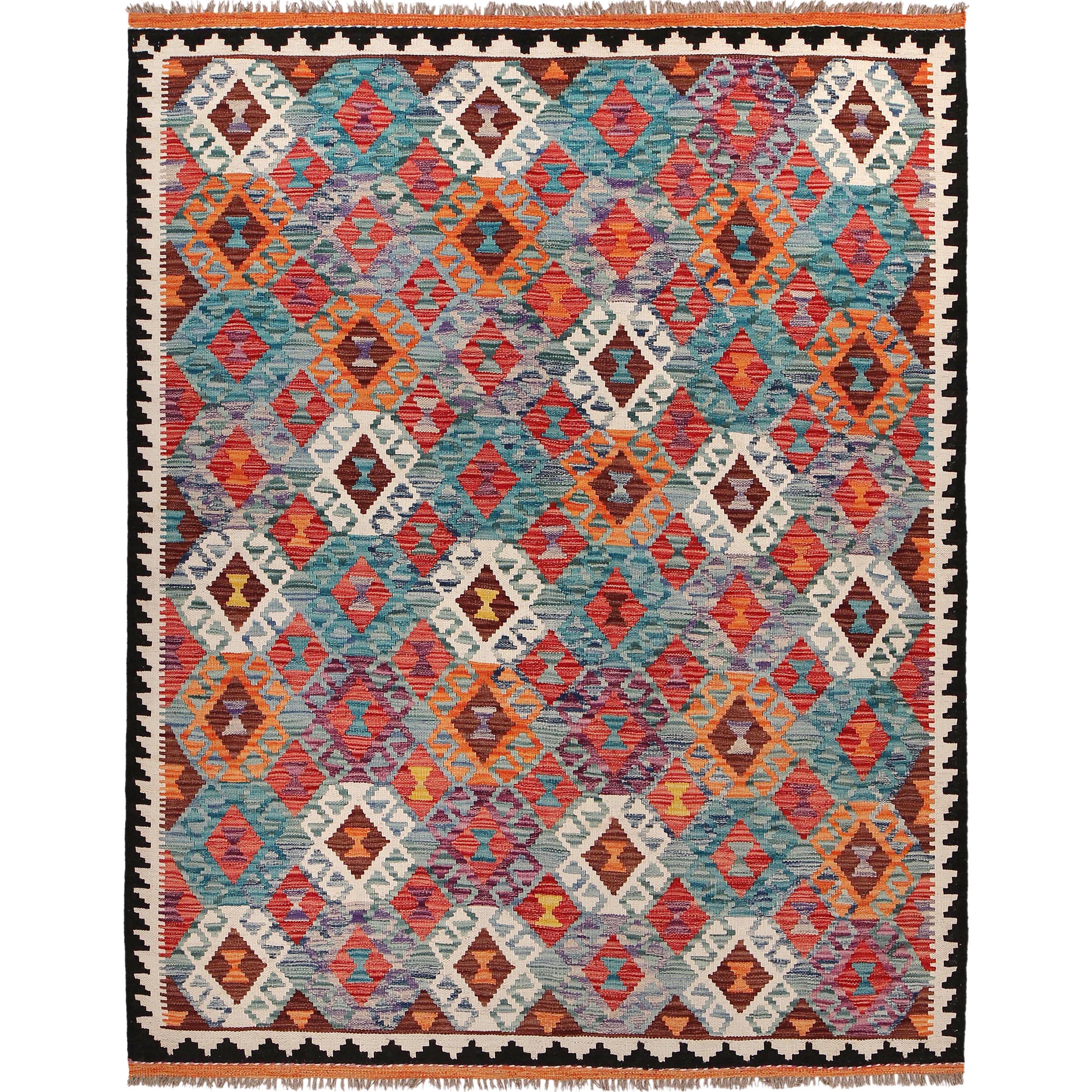 Medium Size Chobi Kilim 5' 0" x 6' 10" ft / 153 x 209 cm - No. B29695