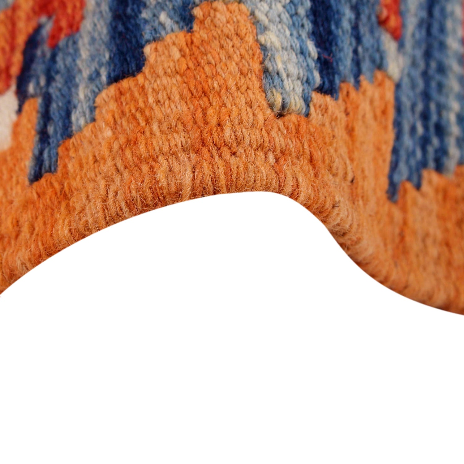 Handmade Turkish Design Wool Kilim Runner 2' 7" x 6' 6" ft / 80 x198 cm - No. B29719