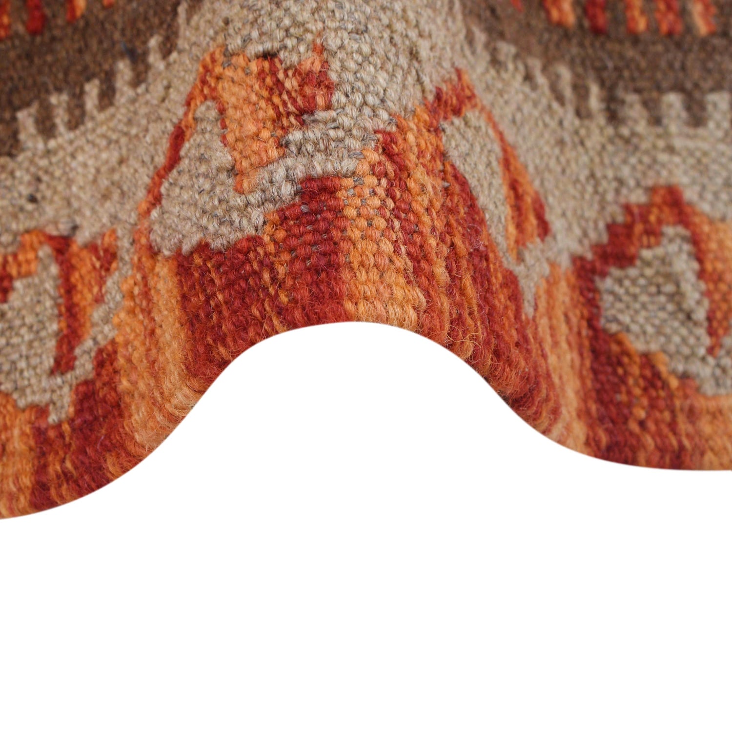 Hand Knotted Flatweave Kilim Runner 2' 11" x 6' 4" ft / 88 x192 cm - No. B29735