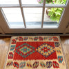 Hand Woven Wool Kelim 2' 3" x 3' 0" ft / 68 x 91 cm - No. B29789
