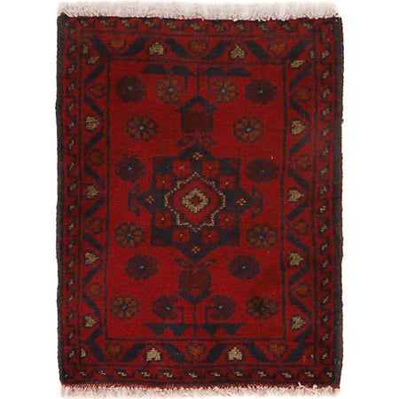 Handmade Mat 1' 5" x 1' 10" ft / 44 x 57 cm - No. B30073