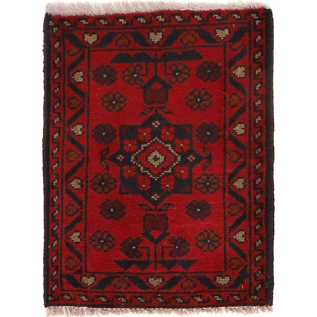 Handmade Floor Mat 1' 5" x 1' 11" ft / 44 x 59 cm - No. B30076