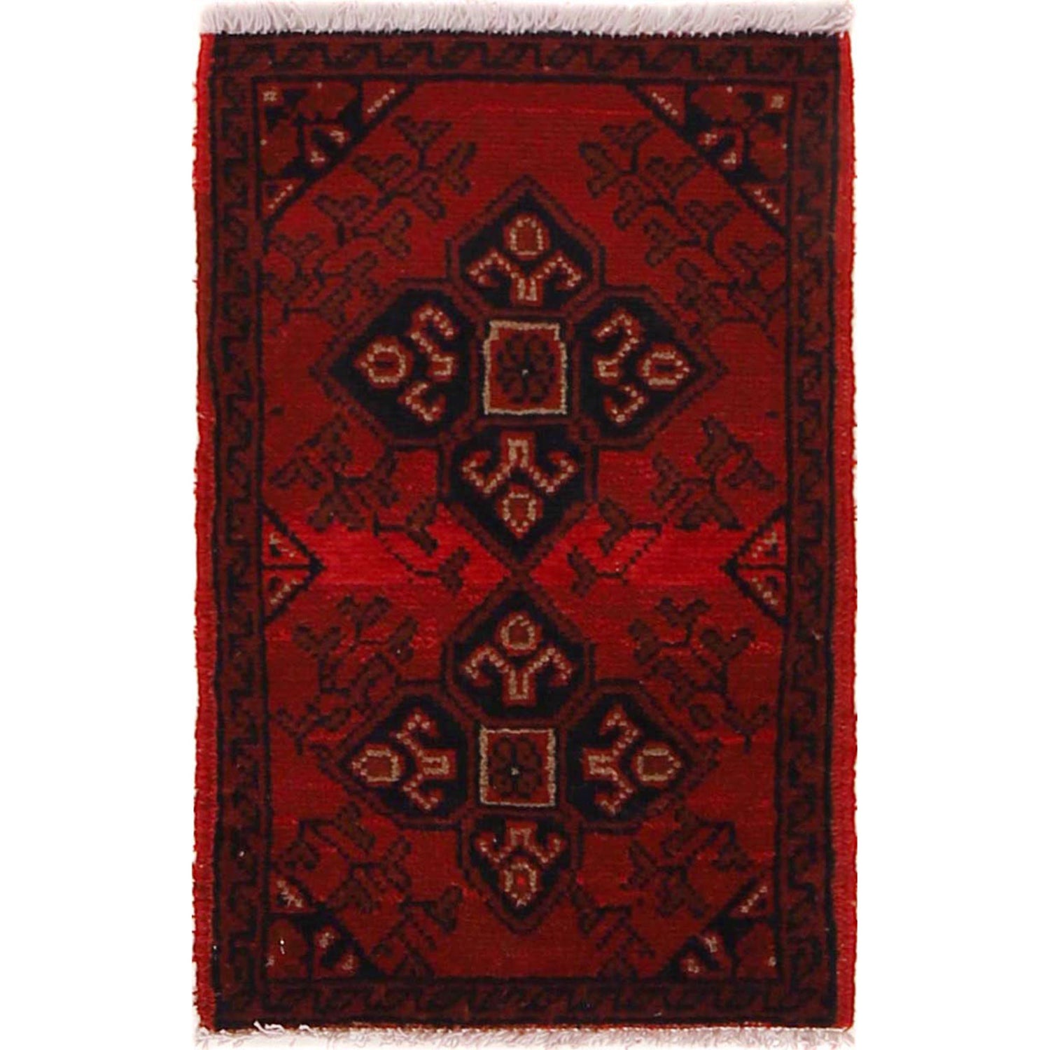 Red Doormats 1' 5" x 2' 2" ft / 42 x 65 cm - No. B30175