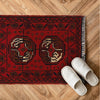 Handmade Floor Mat 1' 6" x 1' 11" ft / 45 x 59 cm - No. B30186