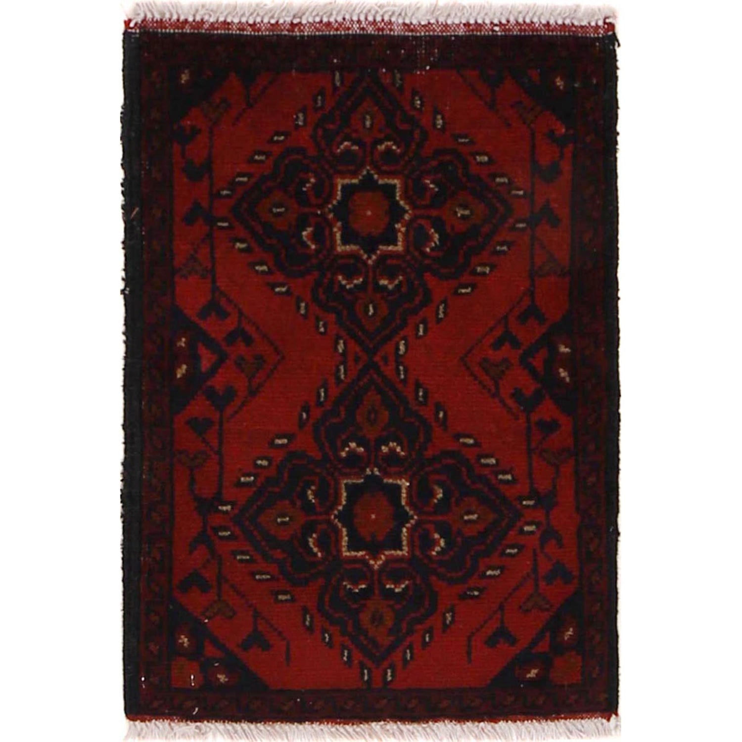 Handmade Door Mat 1' 5" x 2' 0" ft / 43 x 62 cm - No. B30187