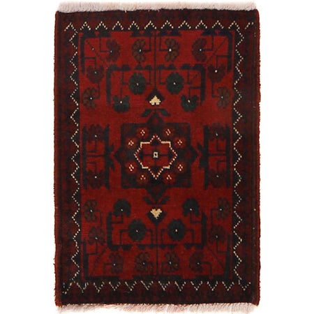 Handmade Foot Mat 1' 5" x 2' 0" ft / 42 x 60 cm - No. B30188