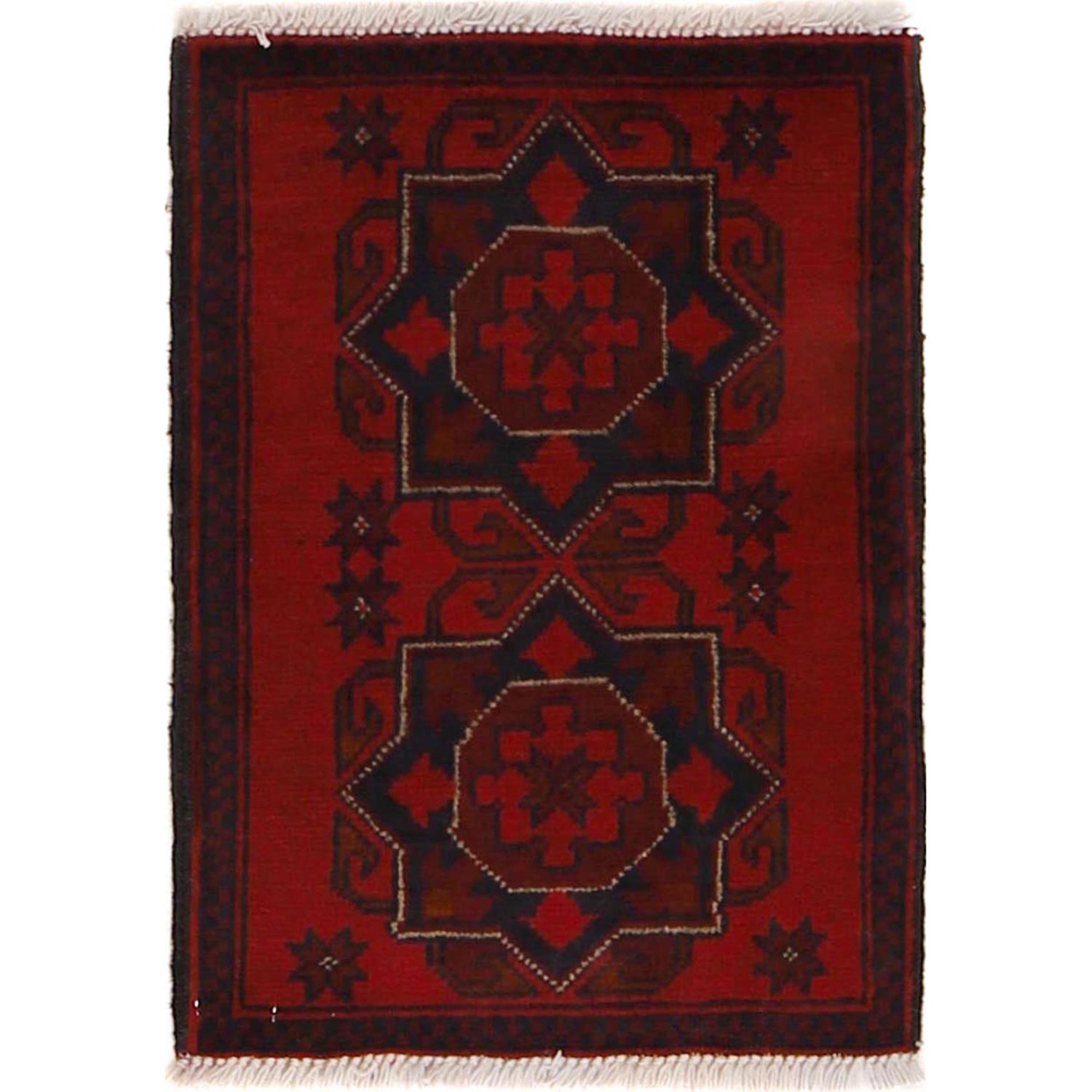 Red Color Doormats 1' 5" x 2' 0" ft / 44 x 62 cm - No. B30189