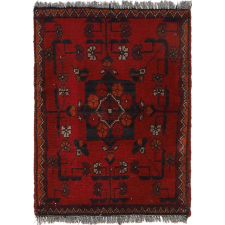 Handmade Floor Mat 1' 5" x 1' 11" ft / 43 x 58 cm - No. B30194
