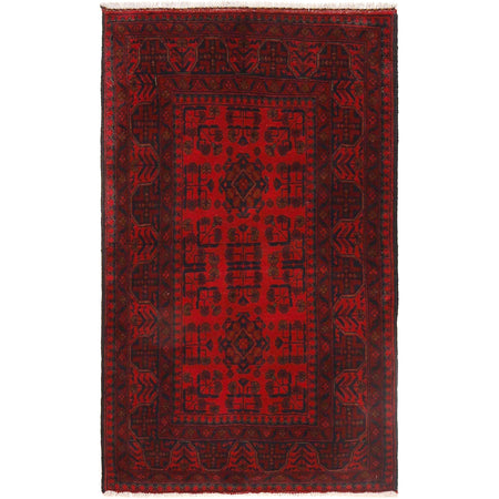 Afghan Khal Mohammadi Rug 3' 1" x 5' 0" ft / 95 x 153 cm - No. B30200