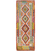 Hand Woven Wool Kelim Runner 2' 2" x 6' 2" ft / 67 x 189 cm - No. B30476
