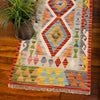 Hand Woven Wool Kelim Runner 2' 2" x 6' 2" ft / 67 x 189 cm - No. B30476